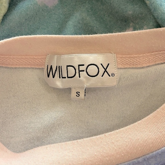 Wildfox Lavender Fields Roadtrip Oversized Sweatshirt Size Small - Picture 8 of 9